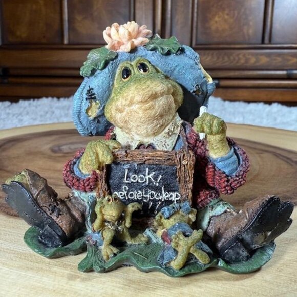 Vintage Boyds Bears Ms. Lilypond...Lesson Number One Wee Folkstone Ribbit & Co. - Picture 3 of 10